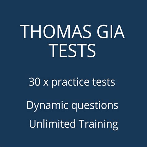 Free Thomas GIA Test Practice .